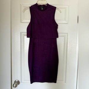 Rue21 Suede Purple Mini Dress